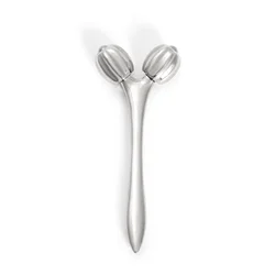 3D Roller Face and Neck Massager - Y - Shaped Skin Care and Lifting Tool with 360° Rotation (Silver)