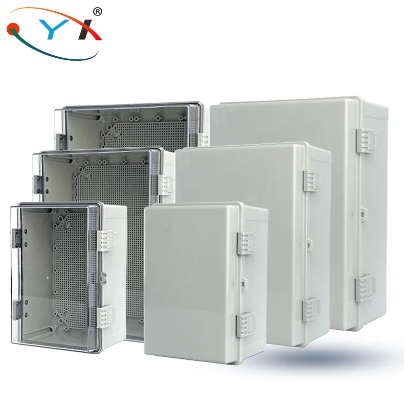 ABS-Kunststoff, IP67-Box, wasserdicht, Projektbox, schwarz, staubdicht, elektrisches Gehäuse, Gehäuse, Instrumentenkoffer, transparente, klare Abckung  13