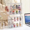 1pc Three Layer Acrylic Display Rack Transparent Ladder Handmade Anime Car Model Blind Box Storage Box Jewelry Sorting Box 3