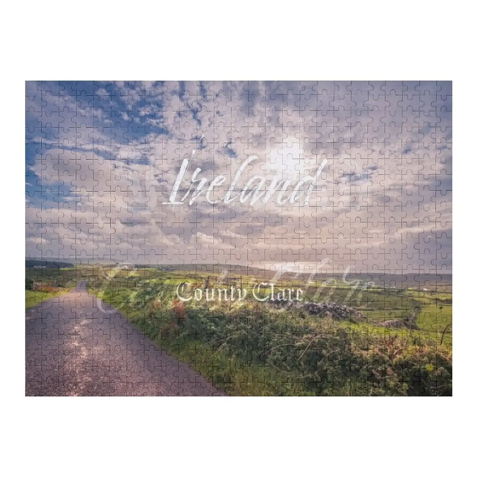 

IRELAND, County Clare - Doolin View - Irish Landscape Jigsaw Puzzle Wooden Name Iq Custom Kids Toy Personalized Gift Puzzle