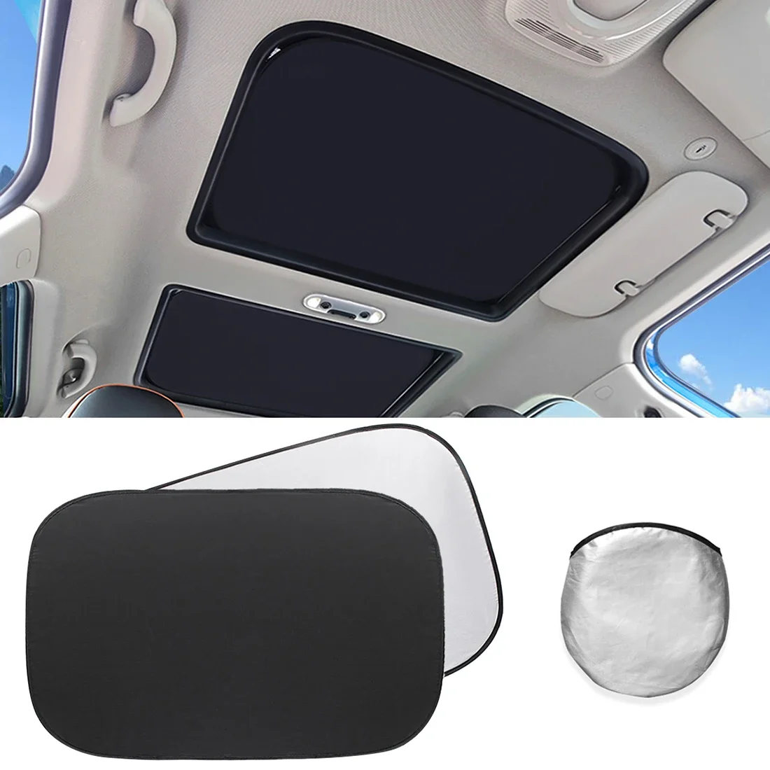 Car Sunroof Sunshade Cover Sun Roof Visor Shade Heat Isolate Protection For MINI Cooper Clubman Countryman R55 R56 R60 R61 F56