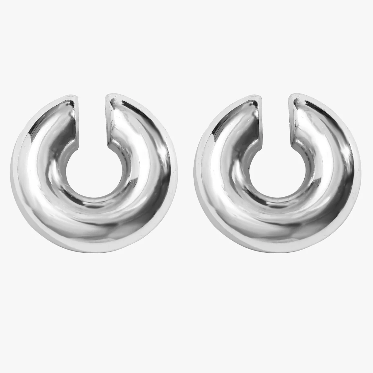 Clip Earrings Cross border European and American women's colorful threaded ear clips without ear holes