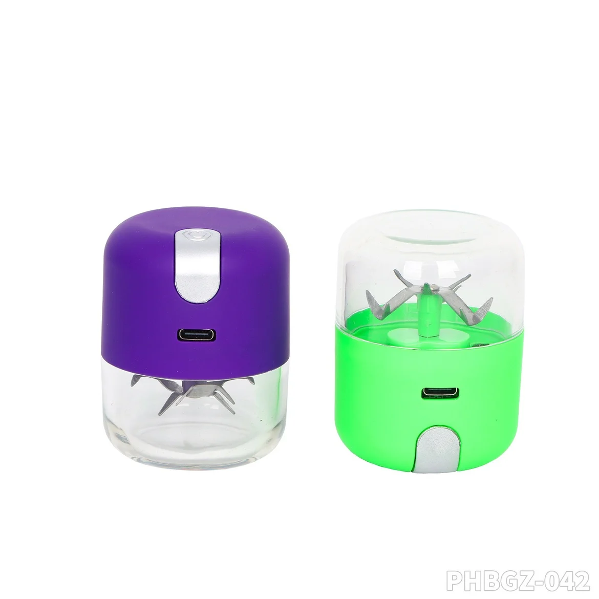 Mini Electric Dry Herb Grinder High Speed Rotation Tobacco Shredder USB Rechargeable Grass Grinders for Smoking Accessories