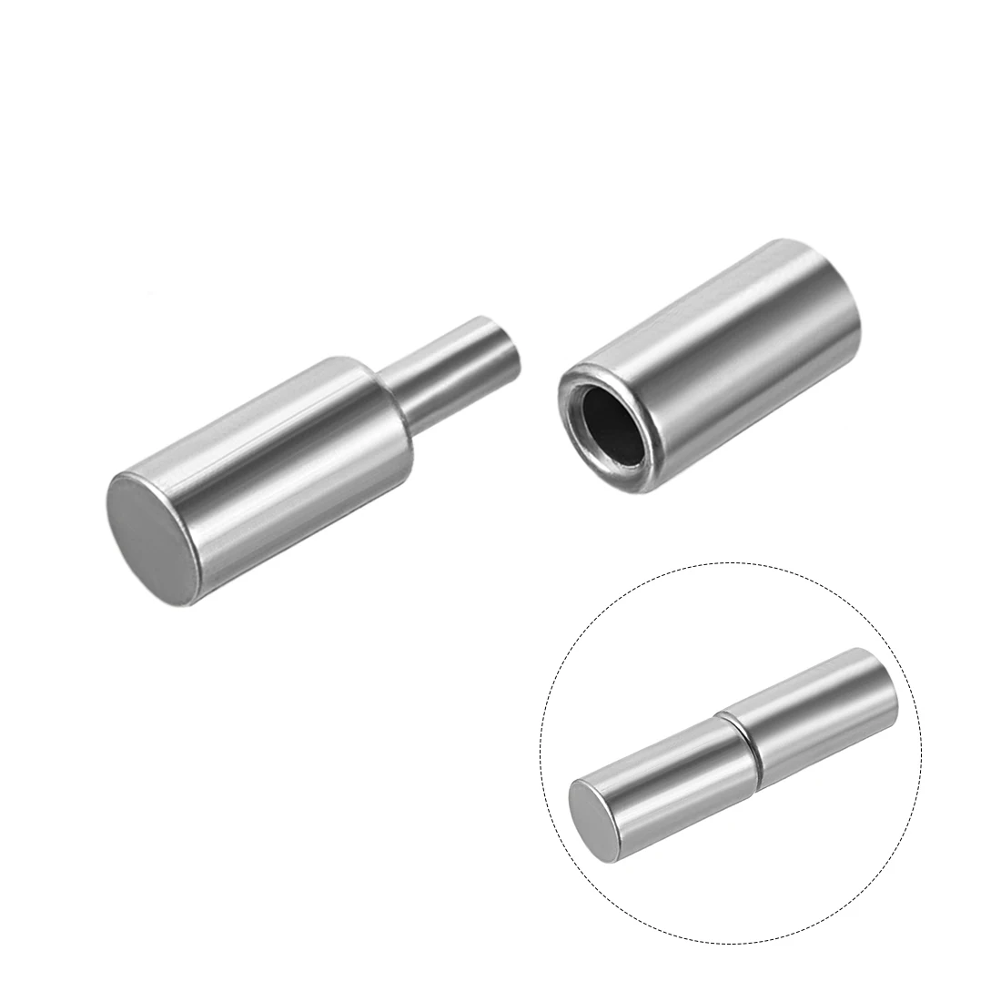 10Set Welded Hinged Cylindrical Removal Door Shaft Hinges 32x8/37x9/53x16mm Home Gate Window Part Male to Female Steel Hinge Pin for stainless steel hinges door hinges