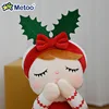 Cute Soft Christmas Toy Stuffed Elk Snowman Doll Plush Boys Girls Toy Xmas Tree Decoration Original Metoo Angela Doll brinquedos 3