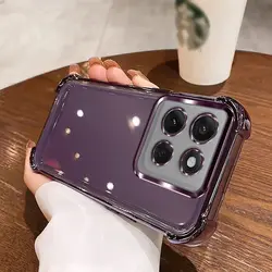Luxury Plating Glossy Edge Smartphone Case - Edge 70 Fusion Plus (Purple)