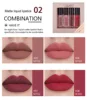 HANDAIYAN Lipstick Set Sexy 4 Colors Lip Gloss Matte Lipstick Waterproof Non-stick Cup Cosmetics Makeup 4