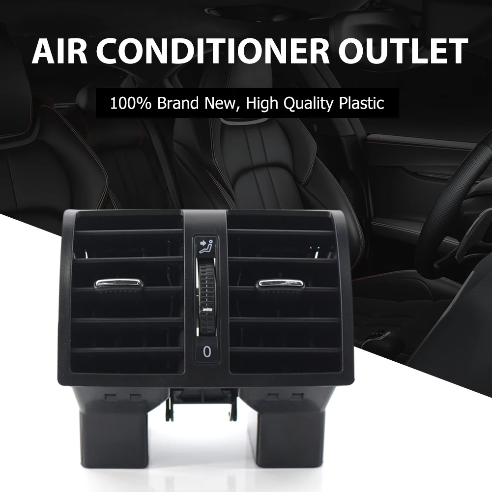 Car Air Conditioning Rear Air Vent Armrest Rear Vent Assembly for VW Touran 2003-2015 Caddy 2004-2015 Auto Accessories