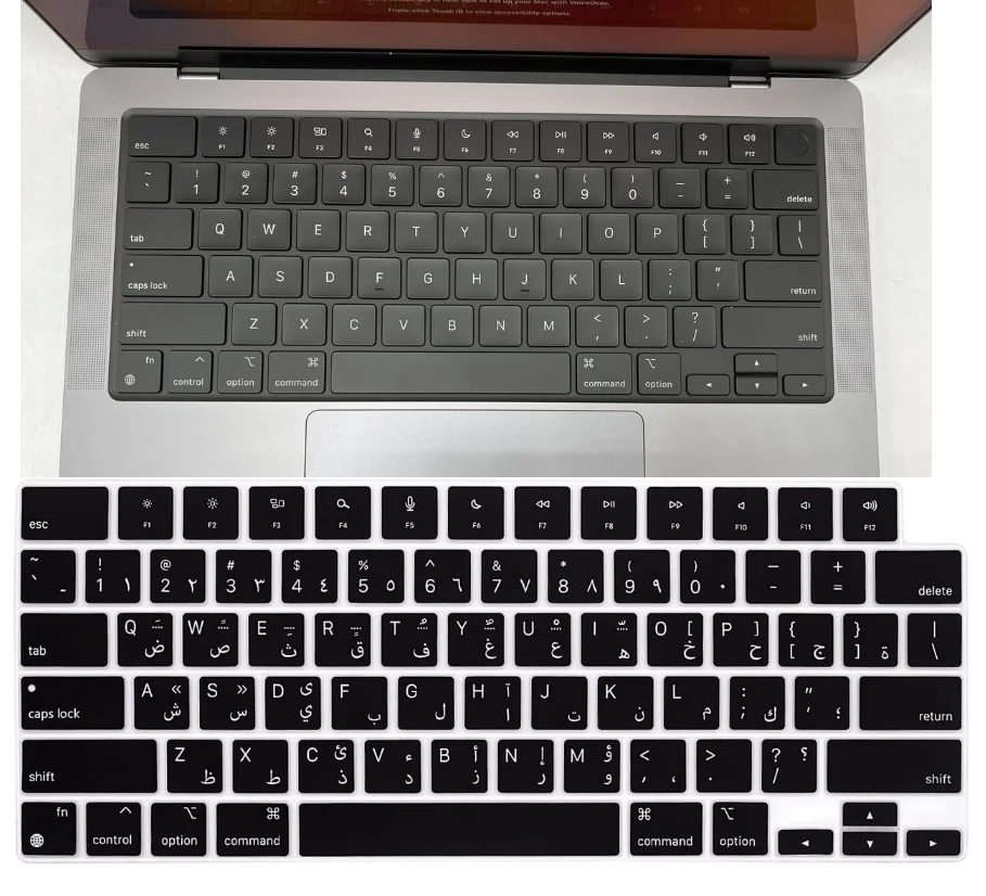 Touches Clavier AZERTY MacBook Pro/Air 13-16 Pouces 2019-2024 M1-M4 - Neuf