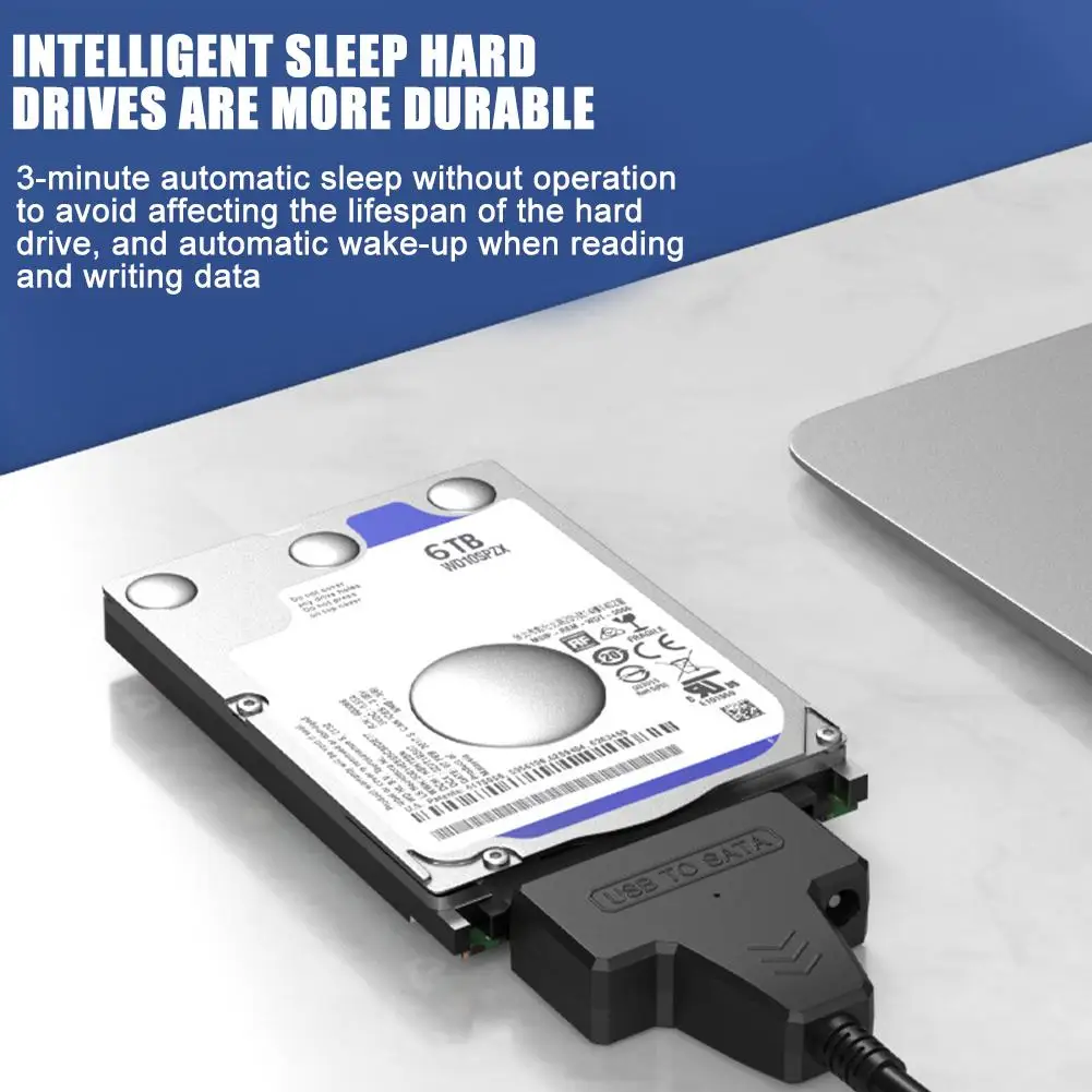 USB 3.0 SATA 3 케이블 Sata to USB 3.0 어댑터 지지대, 3.5 인치 외장 HDD SSD 하드 드라이브 Sata III 케이블, 신제품