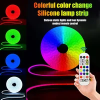 WISCOLOR 24V TUYA WIFI LED Neon Strip Lights 5M 10M 15M Silicone Waterproof With Voice Control Support Smart Life For Home Decor - Image 2