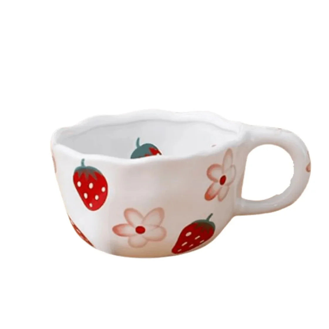 أكواب قهوة سيراميك فراولة