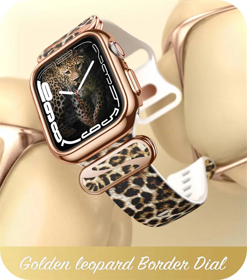 Case For Apple Watch 7/6/5/4/SE3/SE2/SE (40/41mm) I-BLASON Cosmo Luxe Series Stylish Protective Case with Adjustable Soft Strap