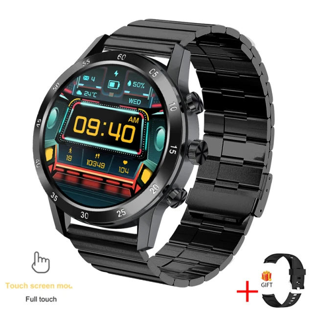 2022 Smart Watch Men Bluetooth Call Custom Dial Full Touch Screen Waterproof Smartwatch Sport Fitness Tracker Watch For Men 