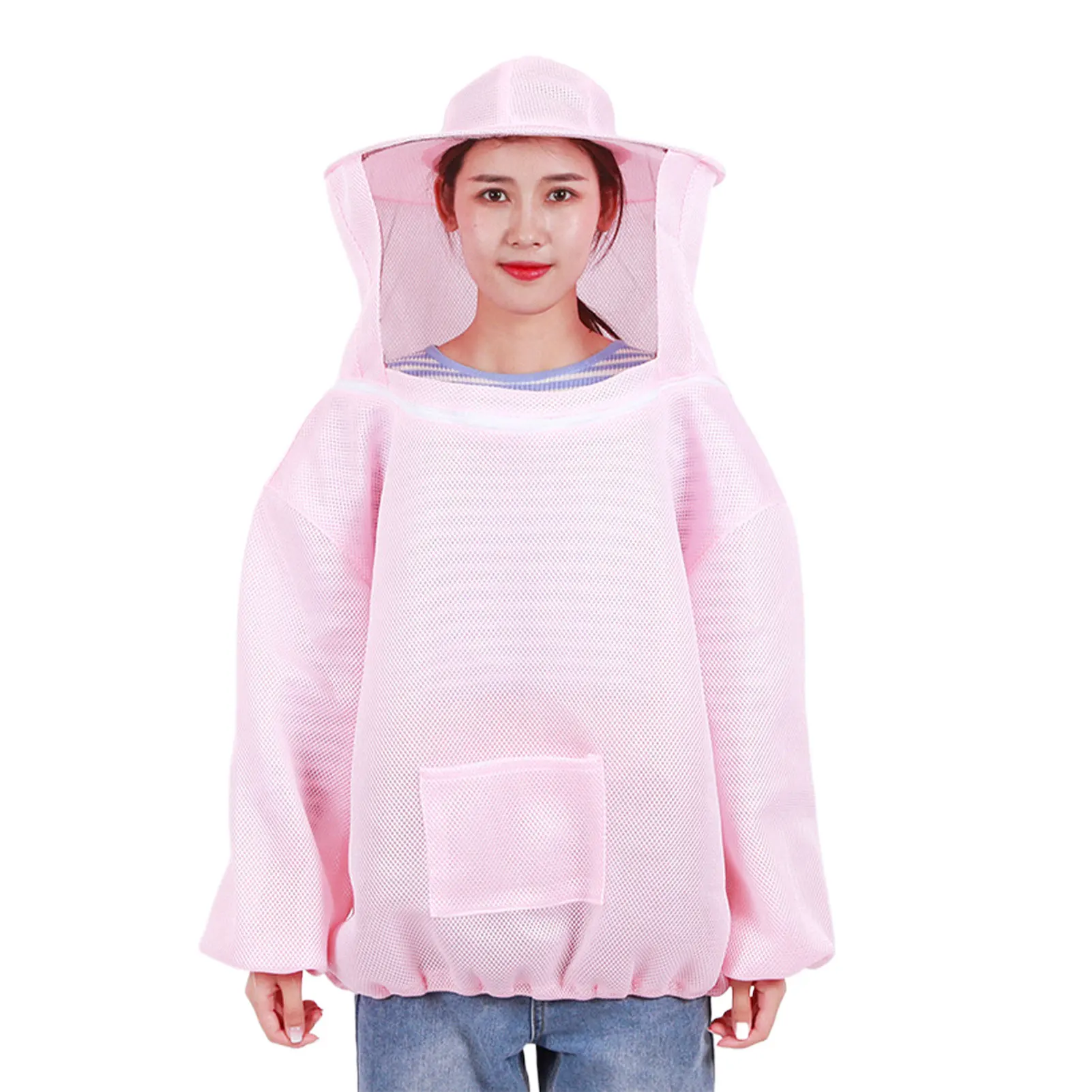 Beekeeping Anti-bee Clothing Breathable Dedicated Beekeeping Suit Beekeeper Half body with bee-proof cap Equipment