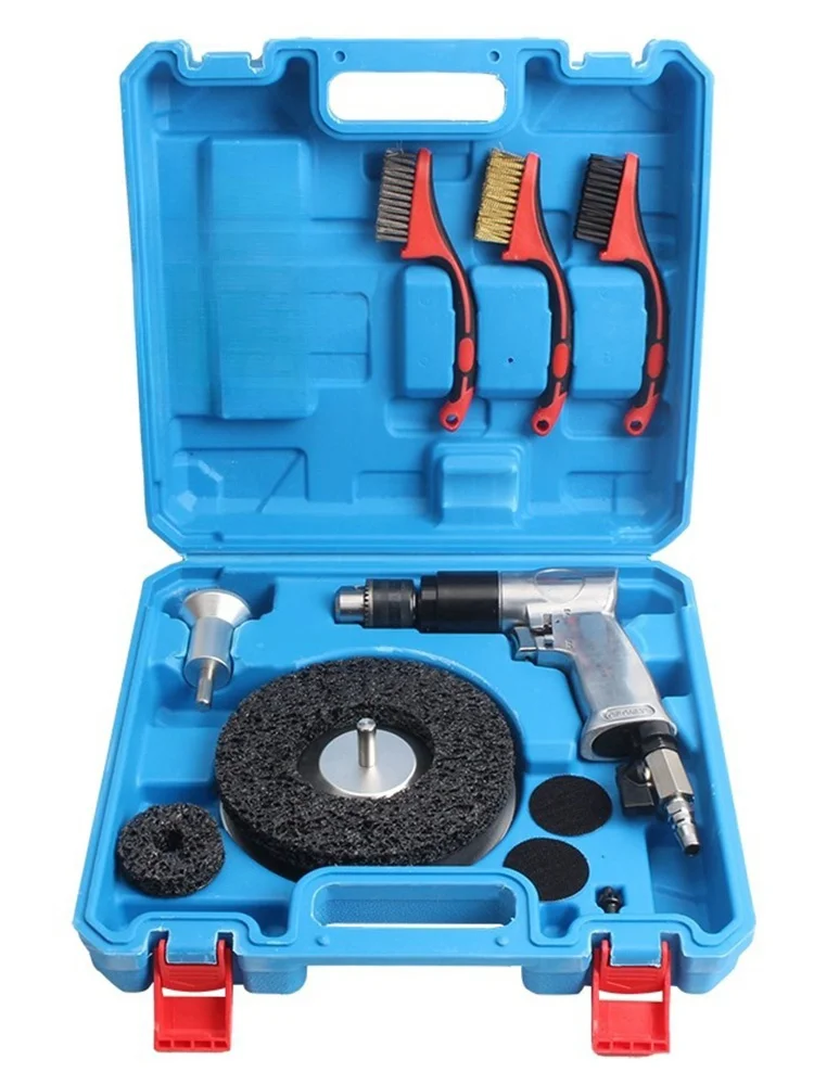 Car Wheel Hub Axle Head Descaling Wheel Hub Steel Rim Rust Prevention Sanding Machine Brake Disc Rust Removal Maintenance Tool