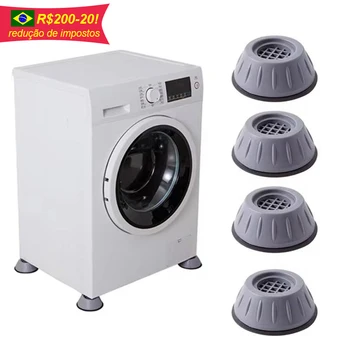 4Pcs Anti Vibration Feet Pads Waterproof Legs Slipstop Silent Skid Raiser Mat Washing Machine Support Dampers Stand Furniture 1