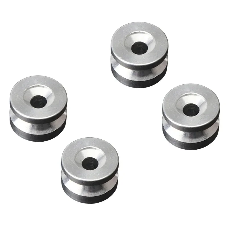 Motorcycle Tail Box 4pcs Universal Motorcycle Rear Luggage Tail Top Box Helmet Trunk Bracket Base Plate Bushing Pad Buckle Spacers