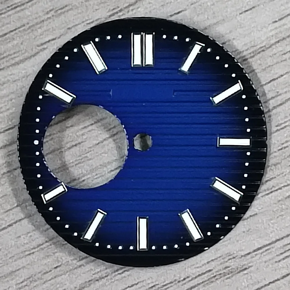 30mm NH38 Dial Nautilus Green Luminous Tiffany Blue Watch Face Suitable for NH38 movement Accessories Customisable Dial