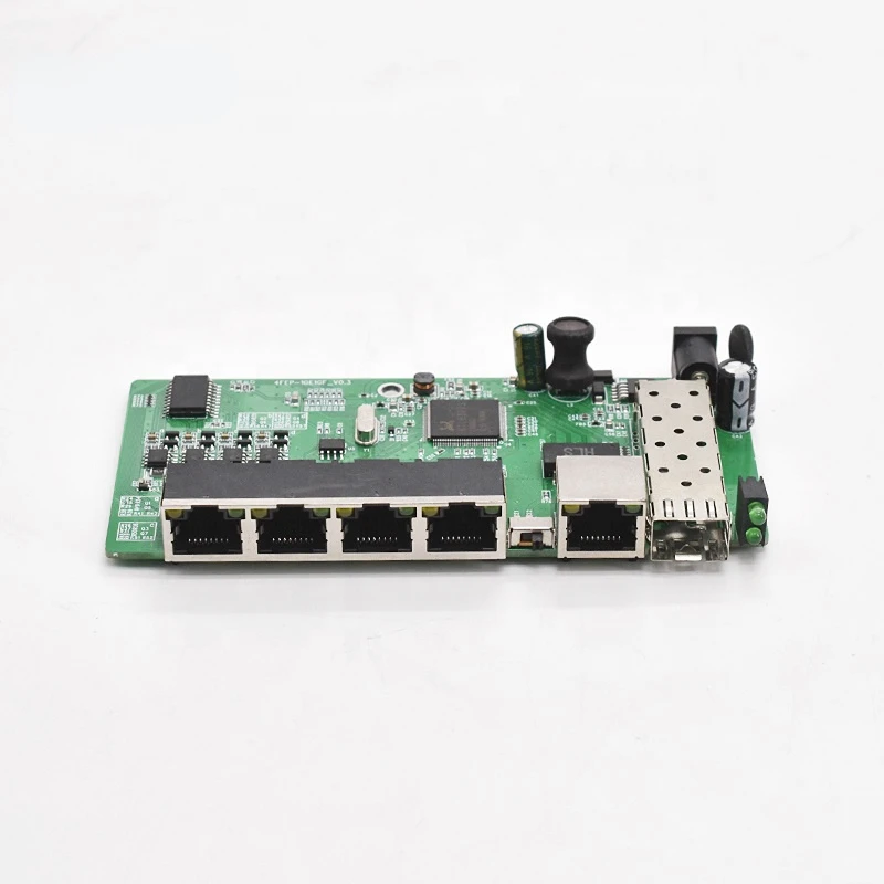 Wholesale Price SKD CKD 4FE POE+1GE +1SFP PCBA POE IEEE802.3af/at suitable CCTV,NVR