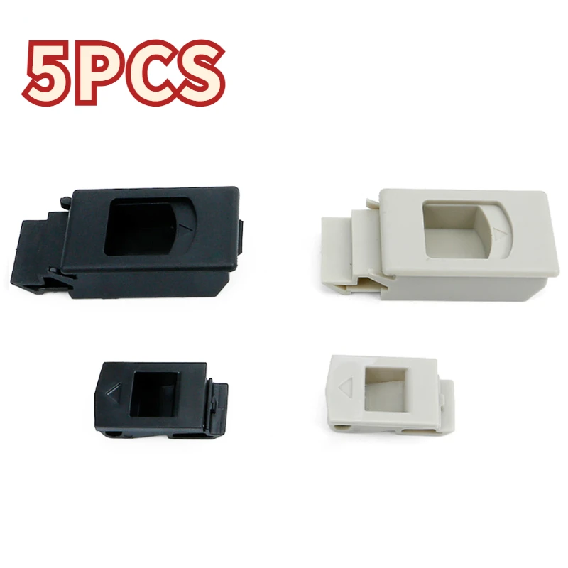 Side Door Buckle 5pcs DK725-3B MS735 Push Concealed Handle Nylon Plastic PP Snap Action Hasp MS725 toggle latches,buckle clamp