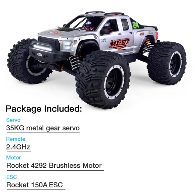 ZD Racing MX-07 MX 07 1/7 4WD 8S Brushless MONSTER TRUCK buggy Off