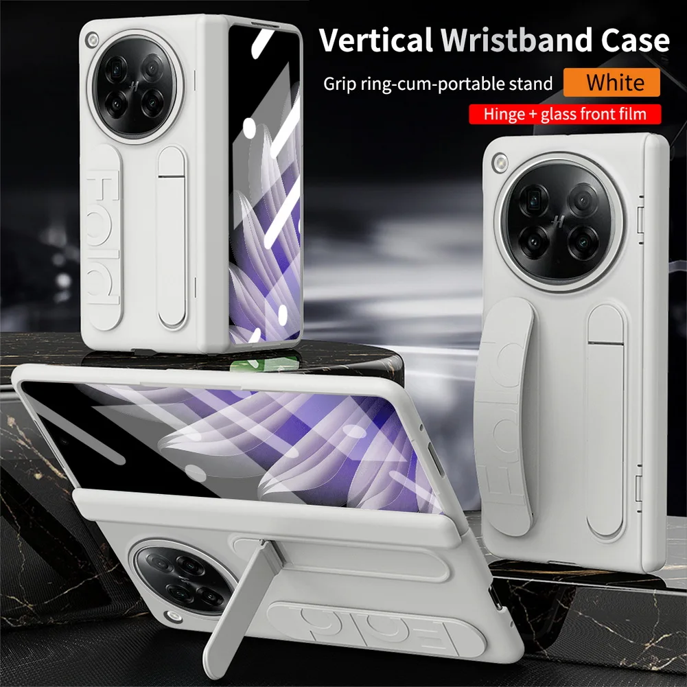 Silicone Wristband Kickstand Holder Case - Full-Body Protective Foldable Cover