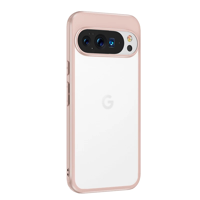 Luxury Simple Transparent Shockproof Phone Case with MagSafe Compatibility