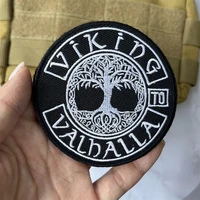 Viking Tree of Life & Axe Embroidered Patch – Tactical Morale Badge with Hook & Loop for Backpack, Jacket, Clothing & Gear - Image 5