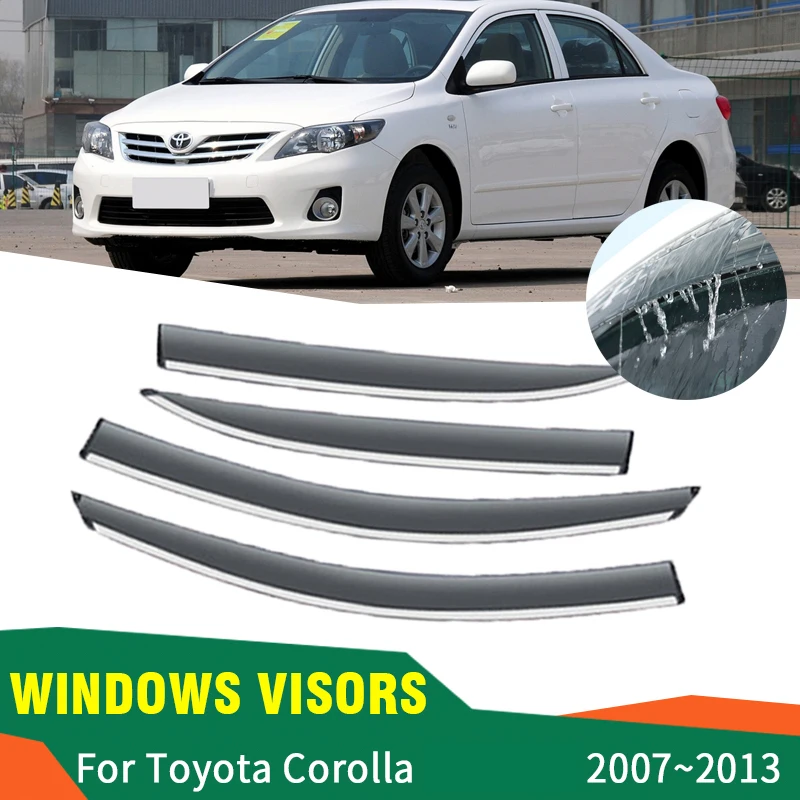 Car Deflectors For Toyota Corolla E140 E150 AXIO Altis Ascent Sedan