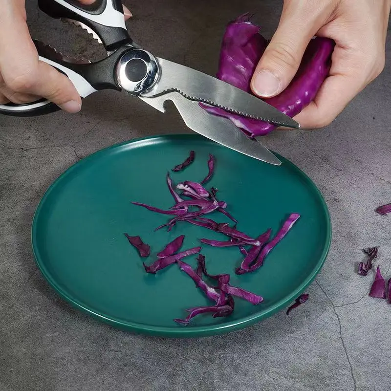 Kitchen Scissors Multifunction Stainless Steel Home Vegetable Chopping Chicken Bone Fish Food Multi-Purpose Tool