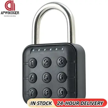 Anti Theft Padlock Keyless with Tuya APP Fingerprint Padlock Waterproof Battery-powered for Home Dormitory Factory Workshops 1
