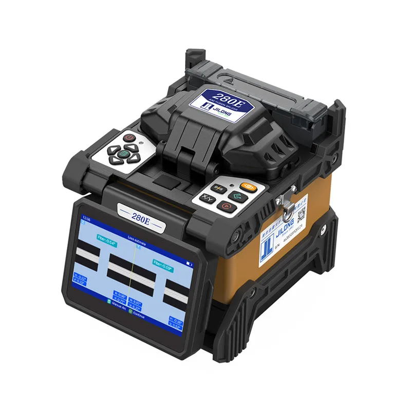 JILONG KL-280E Multi-Functional Trunking Splicer FTTH Fiber Fusion Splicer 8S Splice 4 Motors 6800mAh Battery Capacity