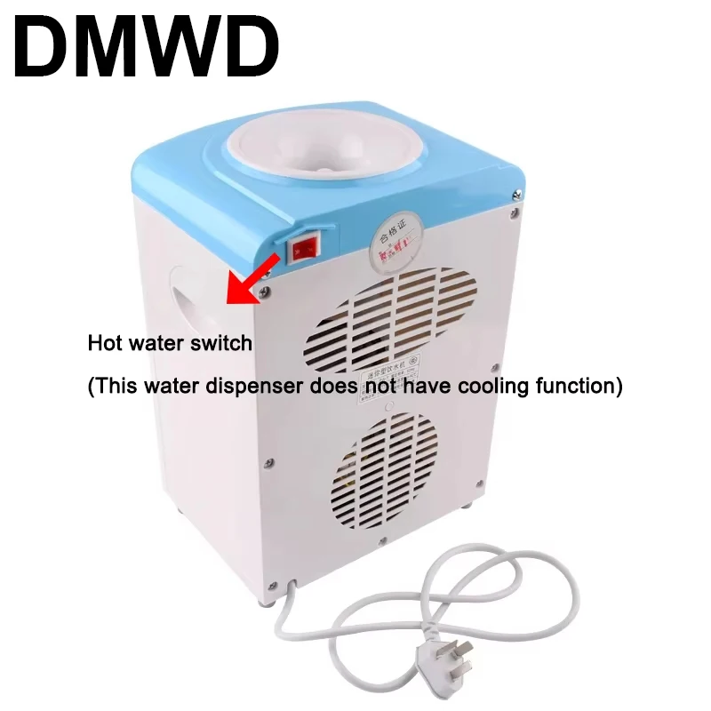 DMWD 미니 전기 워터 디스펜서 4L 버킷 데스크탑 온수기 인스턴트 난방 식수대 일정한 온도