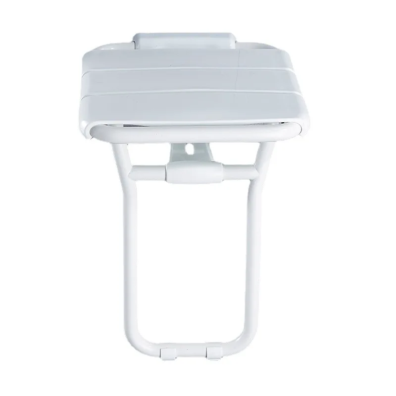 Wall Mounted Shower Seats Folding Shower Bench Bathroom Chair Stool with Non-slip Feet for Elderly Disabled Shoe Changing Stool 5