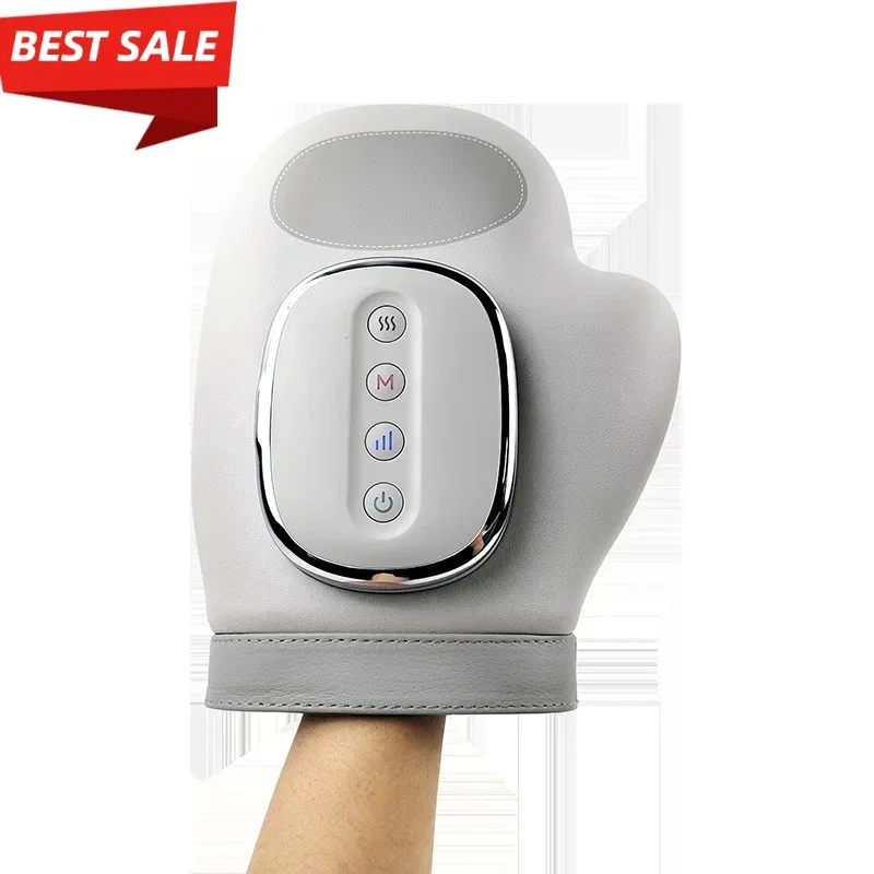 2026 Electric Hand Massager Glove with Air Compression Warm Heat for Carpal Tunnel Finger Pain Relief Ideal Gift for Elderly