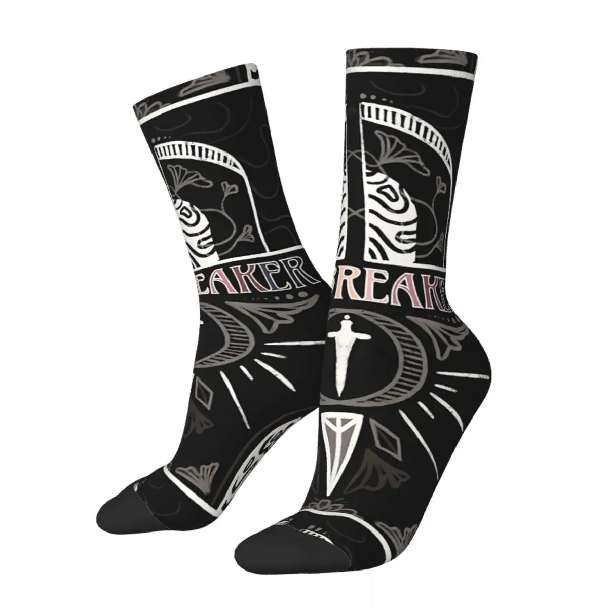 Funny Crazy Sock for Men Warbreaker Book Inspired Hip Hop Harajuku