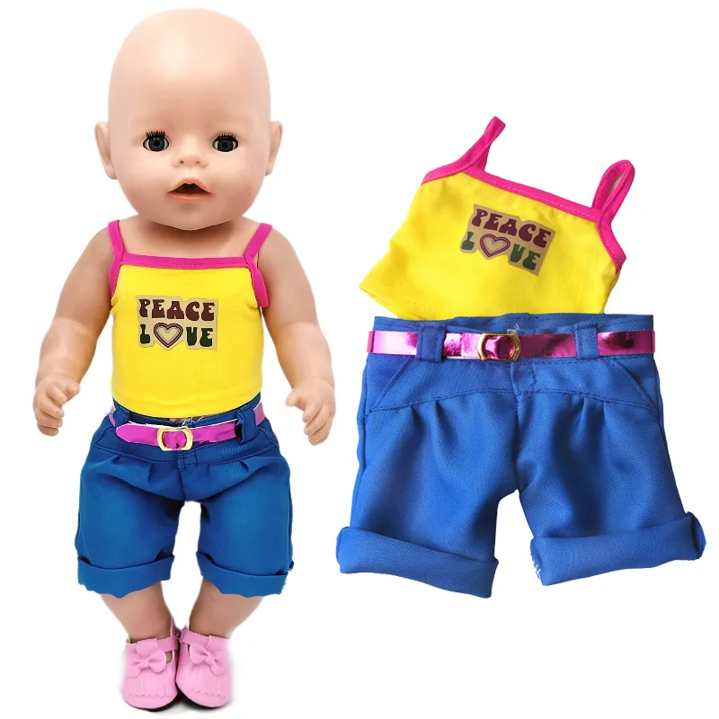 Doll Clothes for 43cm Baby New Born Doll Coat Unicorn Hoodie 17 Inch 18 Inch Baby Bona Doll Dress Christmas Toys Clothes