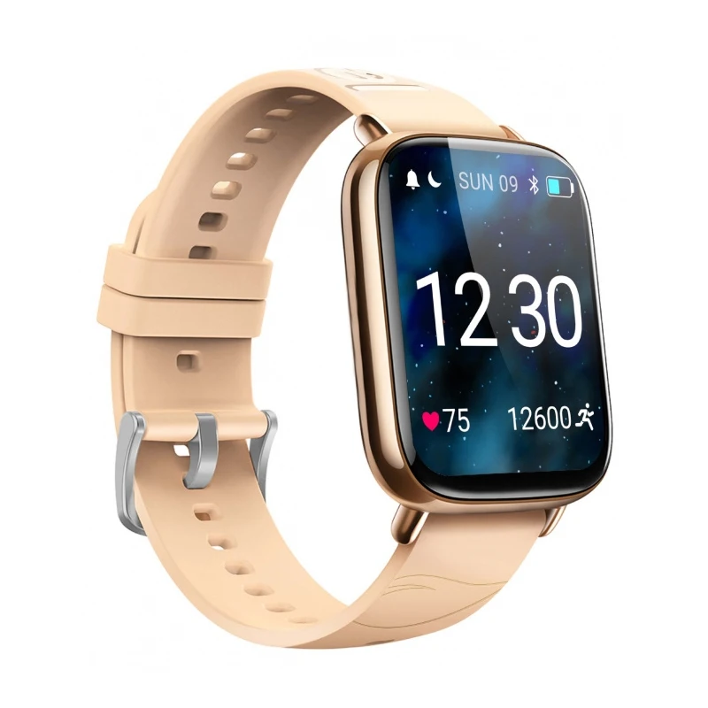 Smart Watchs Leef Planex 180 мАч LCD 1.7 "Монитор сердечных сокращений шагометра шагомер крови датчик уровня кислорода желтый золотой розовый черный часы наручные часы фитнес браслет потребительская электроника носимые устройства