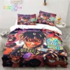 Rap Singer Juice Wrld 3D Print Bedding Set Single Twin Full Queen King Size Bed Set Adult Kid Bedroom Bedding Gift 4