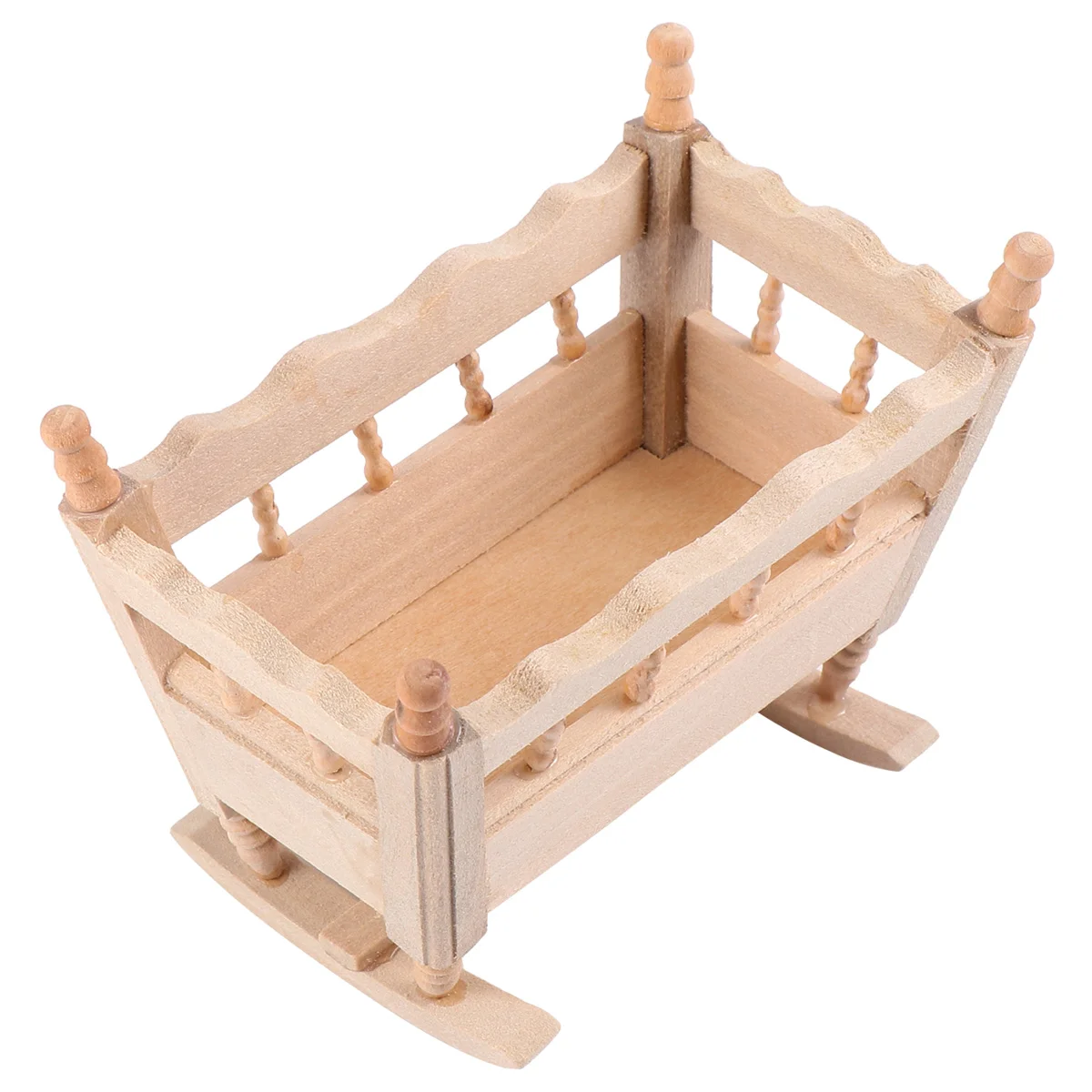 

Doll Wooden Baby Cradle Cribs Crib Cradles And Dollhouse Beds