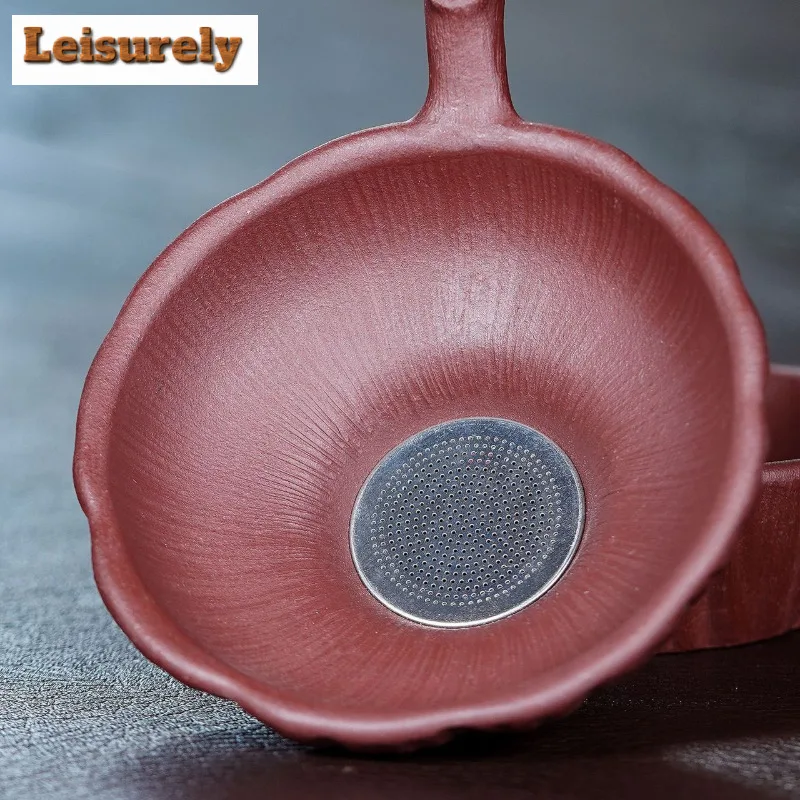 Yixing Zisha Tea Separator Infusor Ancient Tea Ball Tea Strainer Dispenser Household Tea Maker Tea Filter Tea Ceremony Craft