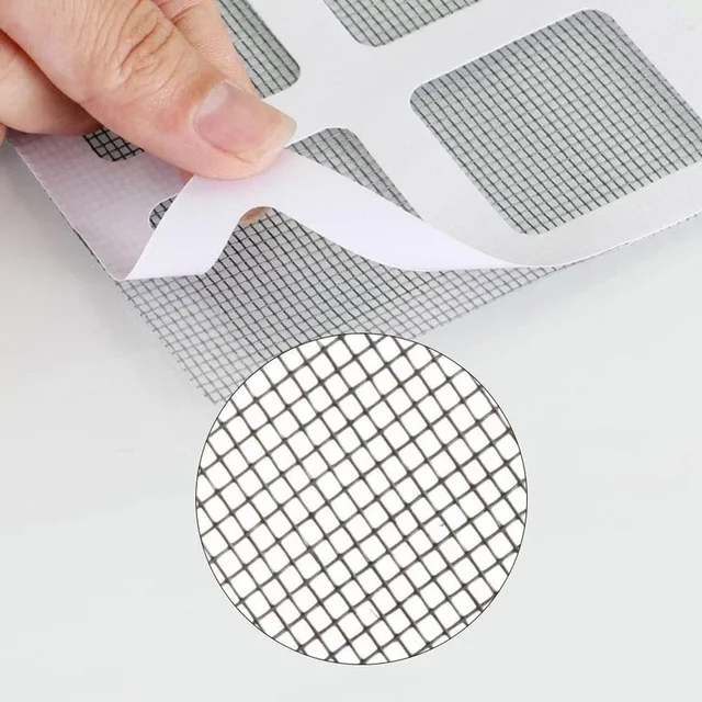 New 24Pcs/6sheet Fix Your Net Mesh Window Screen for Home Anti Mosquito Repair Screen Patch Stickers 4