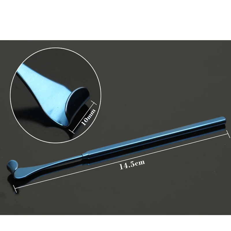 Cosmetic Titanium Eye bags Pull Hook Eyelid Hook Tool Lid Retractors ophthalmic instruments