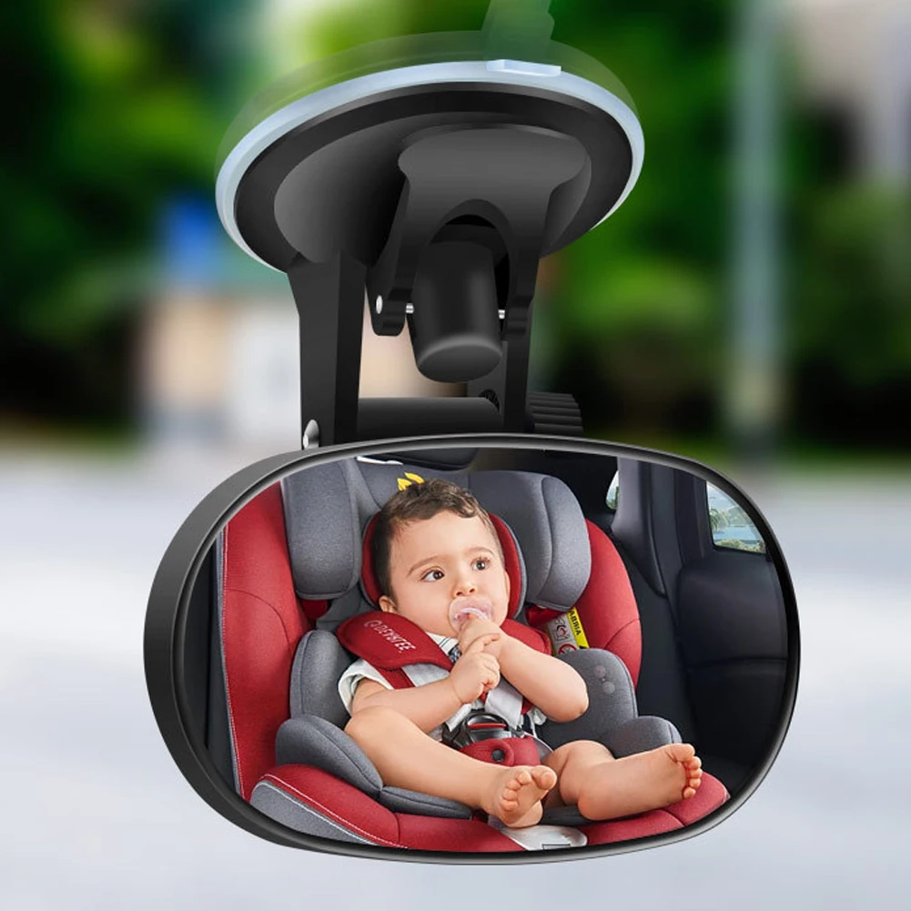 Auto Rücksitz Baby Kinder Spiegel Universal Mini Sicherheits monitor  einstellbar 360 Umdrehung 2 in 1 Auto