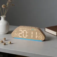 Multi-function Digital Alarm Clock with LED Screen, Temperature, Weekday, Calendar, Dual Alarms, Snooze for Bedroom Office Decor 3