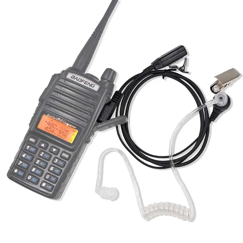 سماعة الصوتية ل QuanSheng UV5R زائد UV-K5 UV-K6 Baofeng اسلكية تخاطب UV5R UV-13 برو UV17 زائد الهواء سماعة أذن بأنبوب UV82 UV-21