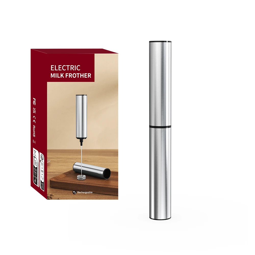 Rechargeable Electric Milk Frother & Drink Mixer 1