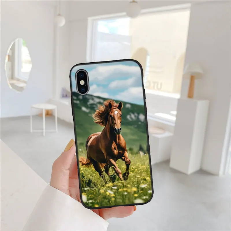 Luxurious Fine Horse Premium Protective Phone Case