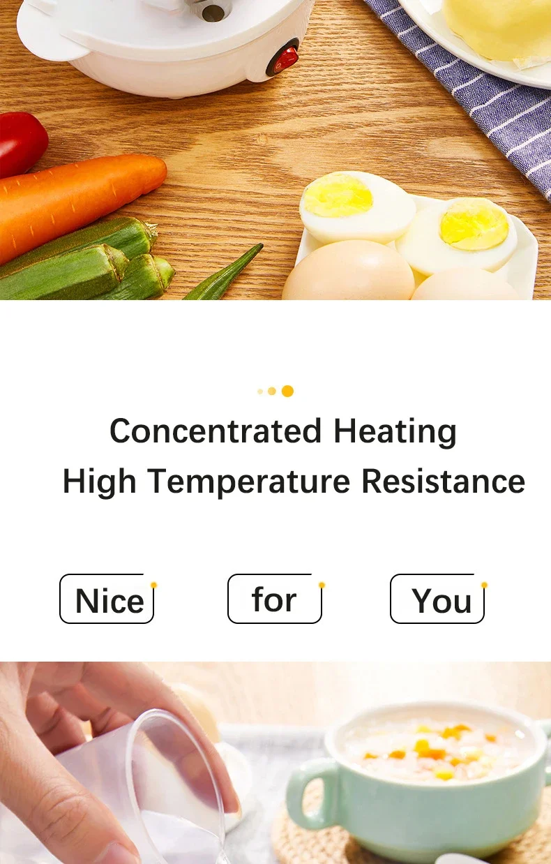 Description Picture 5 of itemMultifunction Electric Egg Cooker Double Layers Egg Boiler Corn Milk Rapid Breakfast Cooking Egg Steamer Appliances Kitchen
